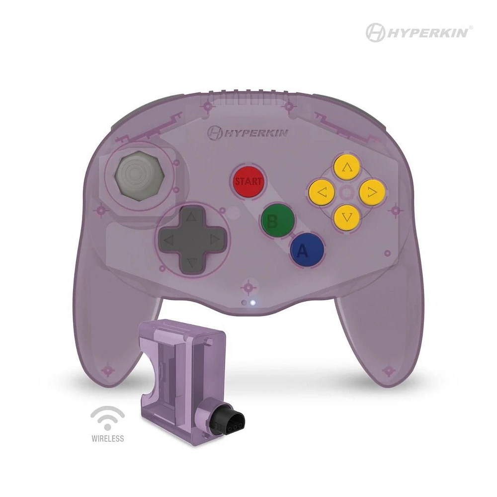 Hyperkin Admiral Premium Bluetooth Controller for N64® (Amethyst Purple)