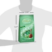 Lindt LINDOR Mint Milk Chocolate Truffles, 150-Gram Bag