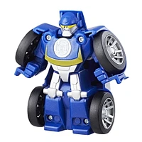 Playskool Heroes Transformers Rescue Bots Flip Changers Chase the Police-Bot Figure