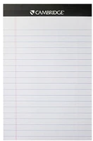 Cambridge® Perforated Pads, Small, white, 5 x 8, 100 Pages, Writing Pad