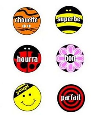 Poster Pals French Stickers