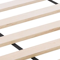 Ellery Fabric Tufted Twin Bed with Slats