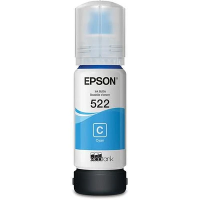 Epson T522 Cyan EcoTank Ink Bottle (T522220-S)