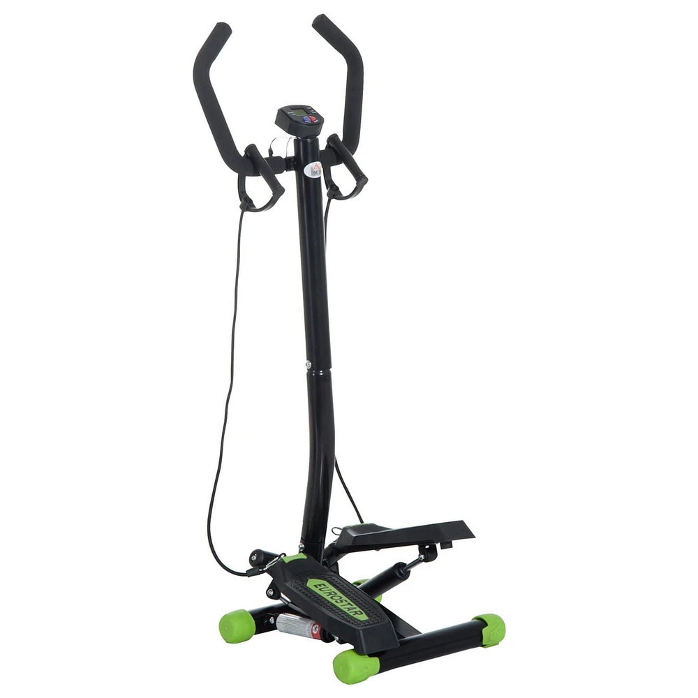 Twist Stepper réglable Mini Twister Stepper Home Gym avec écran LCD et cordes