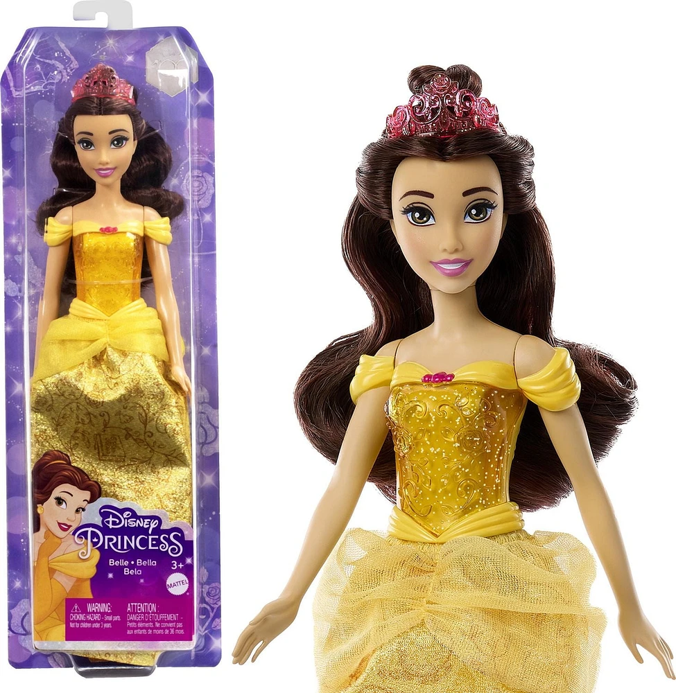 Disney-Princesses Disney-Belle-Poupée, habillage et accessoires Âges 3Y+