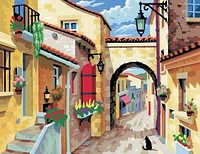 Peinture a numéro - Une rue Paisible