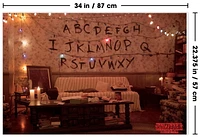 Netflix Stranger Things - Alphabet Wall Poster, 22.375" x 34"