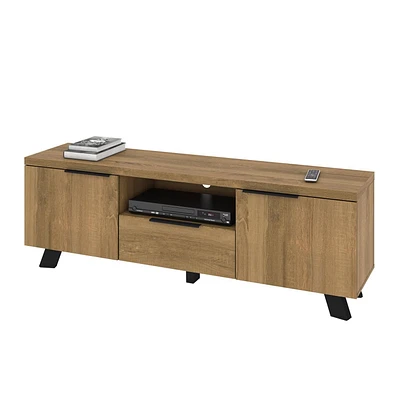 Bestar Auva 67W TV Stand maple brown