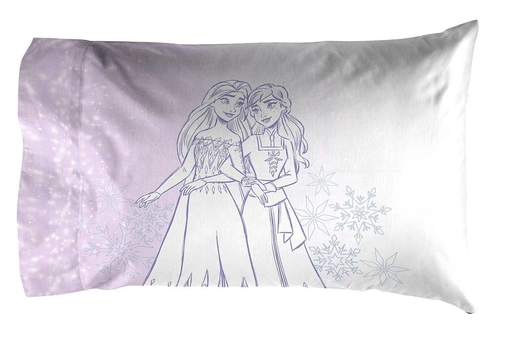 Frozen 'Winter Frost Adventures' Kids 3-Piece Twin Sheet Set, 100% Polyester