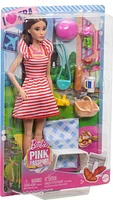 Barbie  Passeport Rose Poupée et coffret de jeu Aventures à Paris Âges 3+