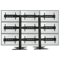 TygerClaw TV Wall Stand for 9 Flat Panel TVs