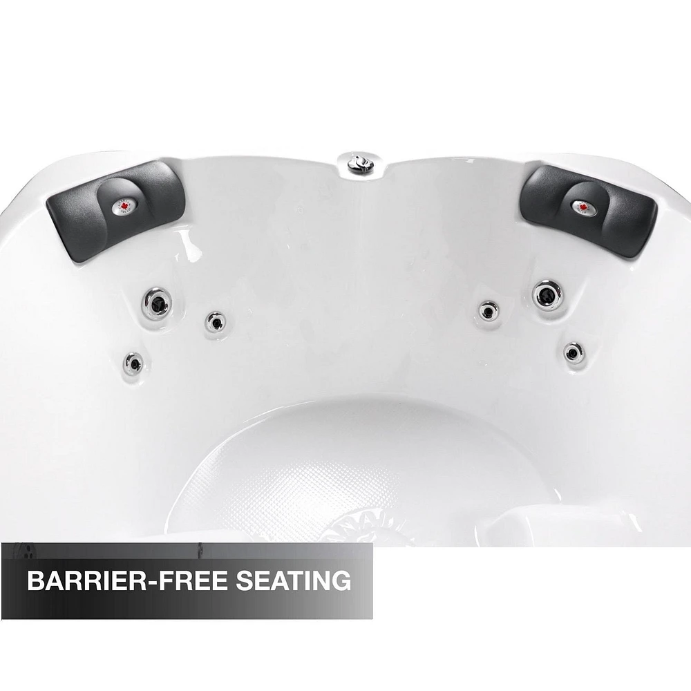 Saskatoon Spa Acrylique pour 4 personnes à 12 jets