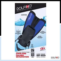 Dolfino Pro Palmes de plongée courtes Taille Large Palmes de plongée - Grandes