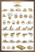 Gudetama - Grid Wall Poster, 14.725" x 22.375"