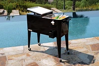 Permasteel Refroidisseur de Patio 80QT - Noire