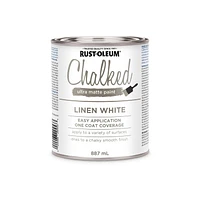 Peinture crayeuse ultra matte Rust-Oleum Specialty en blanc lin 887 ml