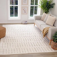 Tapis Branch Astra Tapis d'intérieur moderne, beige crème, abstrait - Salon, chambre