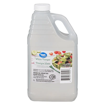 Great Value Pure White Vinegar, 1 L