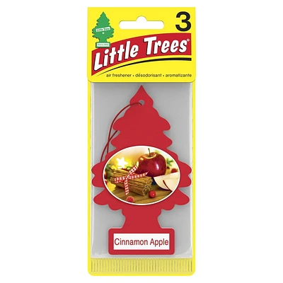 LITTLE TREES air freshener Cinnamon Apple 3-Pack, LT Cinnamon Apple 3-Pack