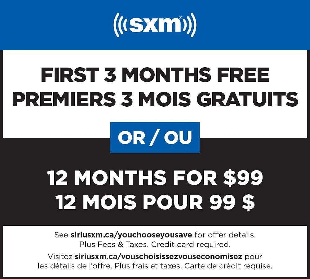 SiriusXM Syntoniseur pour véhicule