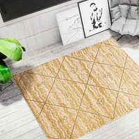 ECARPET Abstract Geometric Area Rug, Modern Indoor Carpet Devos Collection