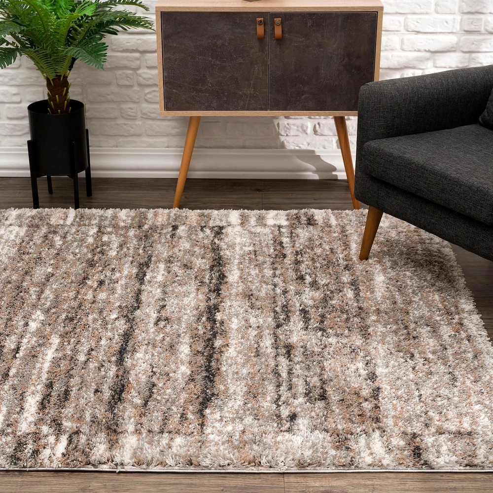 Rug Branch Retro Collection Tapis abstrait moderne