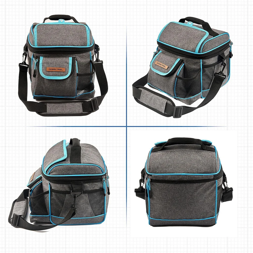 Sac Isotherme Ozark Trail 24 Cannettes, Multiples Poches, Capacité De 8.37Qt Glacière