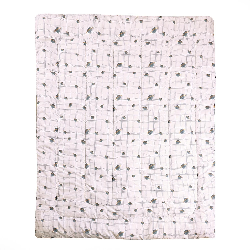 Parure de lit de 4 pièces pour lits jumeaux, Outerspace