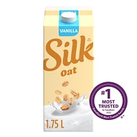 Silk Oat Milk Alternative, Vanilla, Dairy Free, 1.75 L