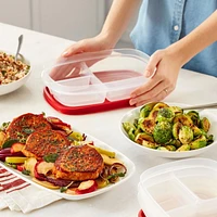 Contenants de conservation des aliments Rubbermaid avec couvercles EasyFindLids, ensemble de 40 pièces Tailles assorties