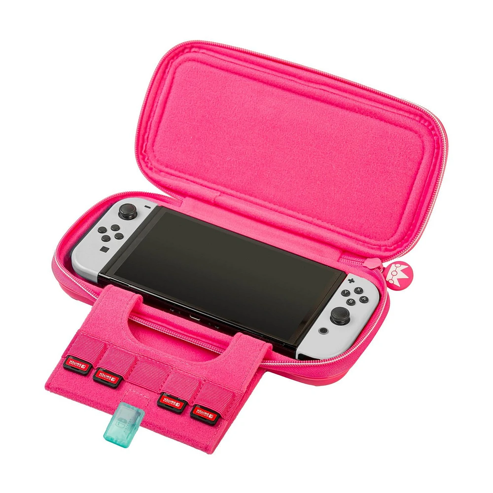 ÉTUI GAME TRAVELER® Princess Peach ShowTime NINTENDO SWITCHTM GAME TRAVELER® DELUXE TRAVEL CASE NSW Designed for All Nintendo SwitchTM Systems