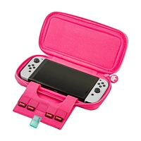 ÉTUI GAME TRAVELER® Princess Peach ShowTime NINTENDO SWITCHTM GAME TRAVELER® DELUXE TRAVEL CASE NSW Designed for All Nintendo SwitchTM Systems