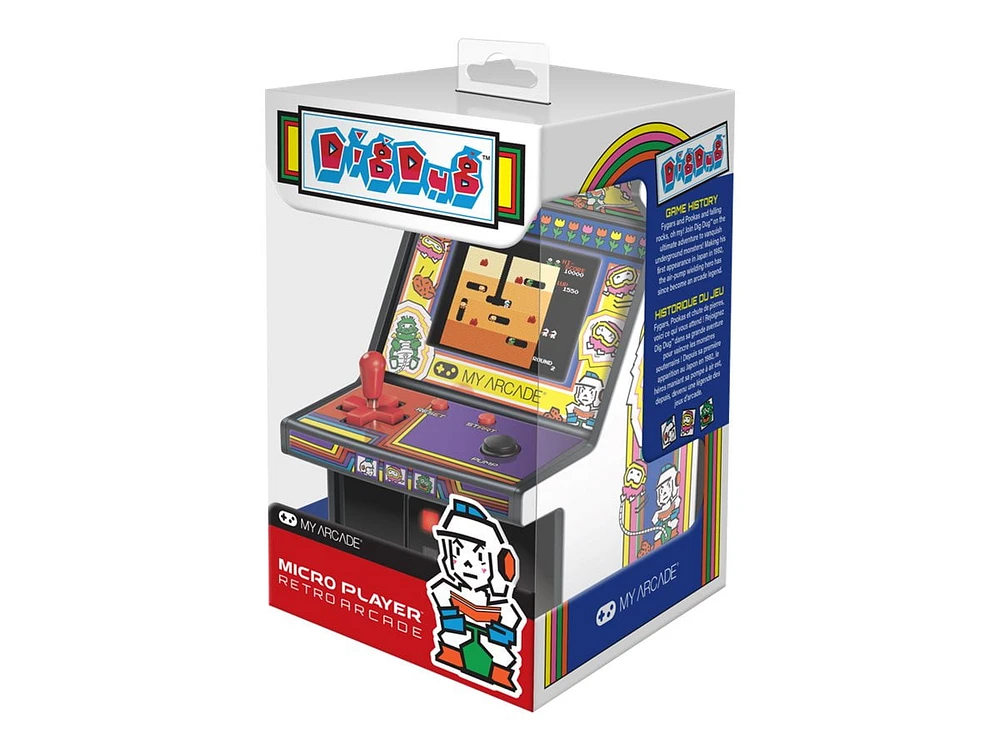 6" COLLECTIBLE RETRO DIG DUG MICRO PLAYER