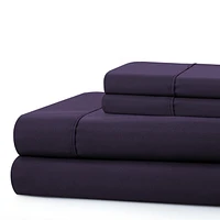 Ensemble de literie Marina Decoration 600 fils ultra doux en coton percale à fibres longues, toutes saisons, avec taie d'oreiller, pour hôtel standard