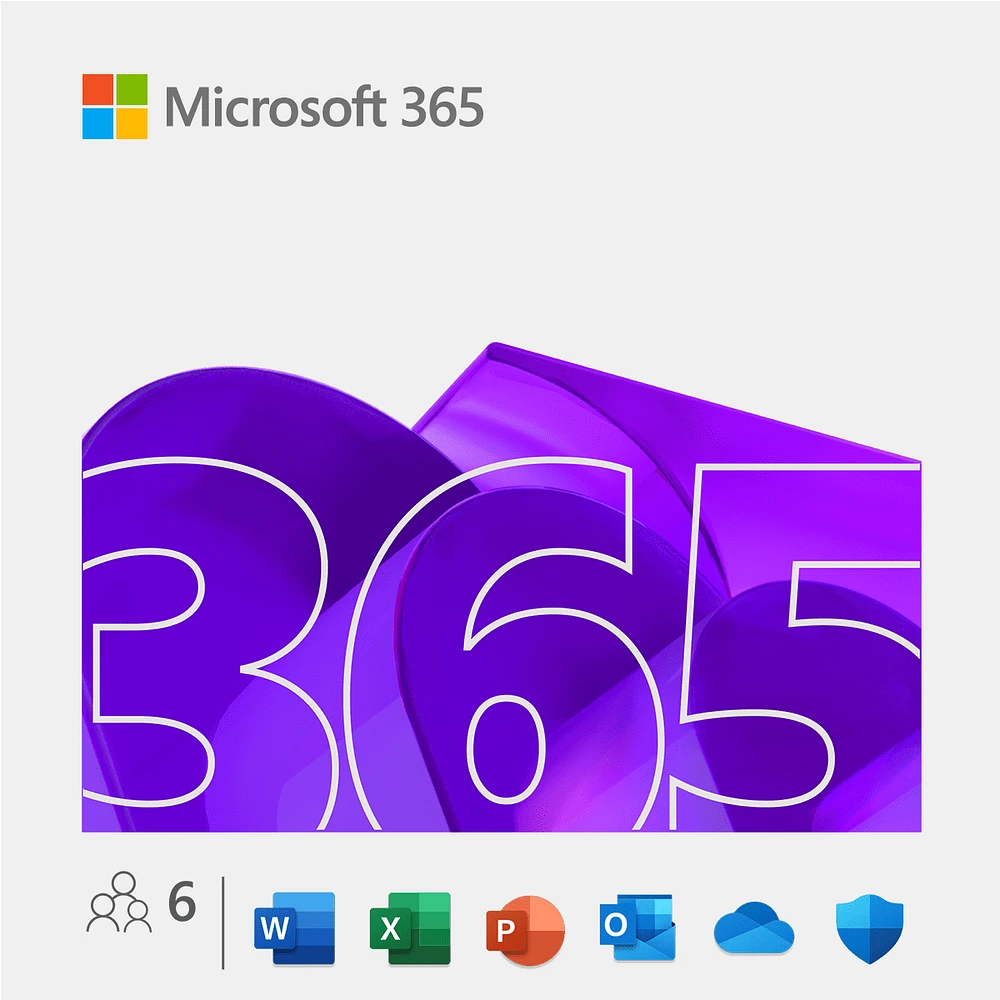 Famille Microsoft 365 12-mois | Bilingue [Télécharger]
