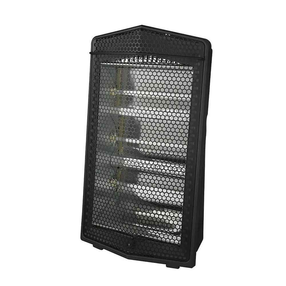 Appareil électrique de chauffage radiant à quartz de 1500W avec 3 réglages de chaleur Chauffage à quartz