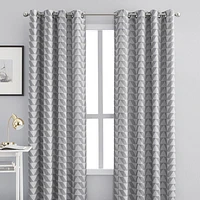 Panneau de rideau à œillets filtre à lumière Lys de hometrends