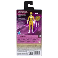 Power Rangers figurine Ranger Jaune Mighty Morphin de 15 cm, figurines et jouets Hasbro de super-héros pour filles et garçons, inclut des accessoires, dès 4 ans