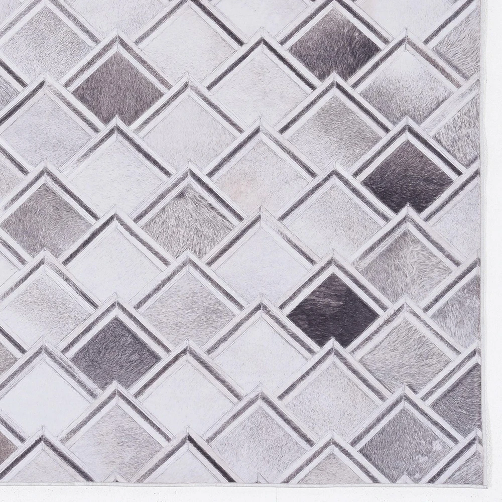 Tapis Laredo Fortin gris & ivoire de 5 pi x 7 pi