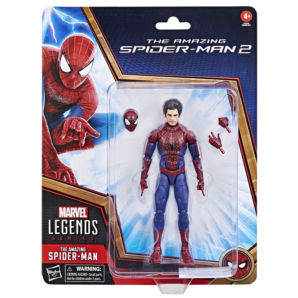 Hasbro Marvel Legends Series, figurine articulée de collection The Amazing Spider-Man de 15 cm de The Amazing Spider-Man 2, à partir de 4 ans