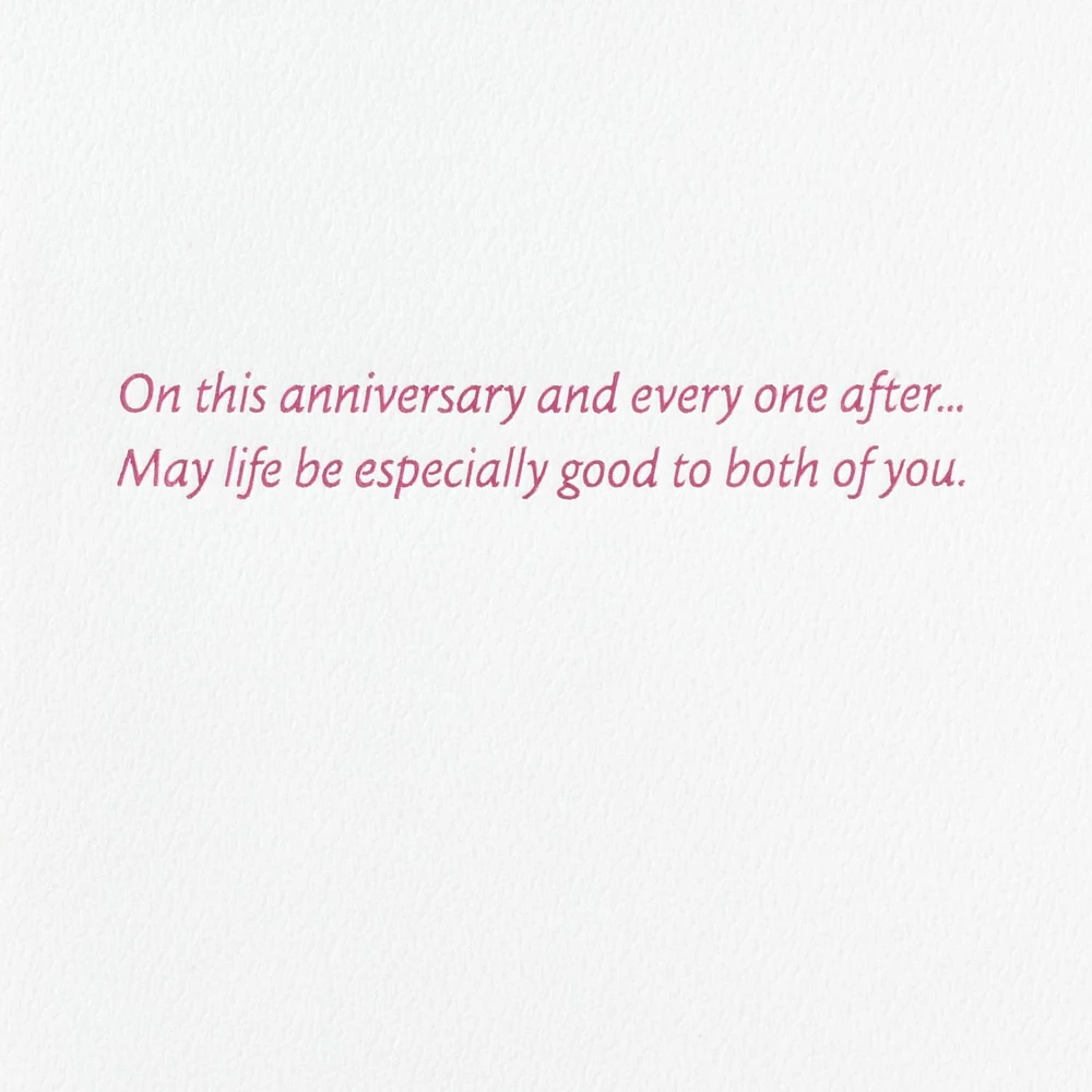 Carte d'anniversaire Signature Hallmark pour couple