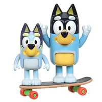 BLUEY PLANCHE À ROULETTE FIGURE 2PK