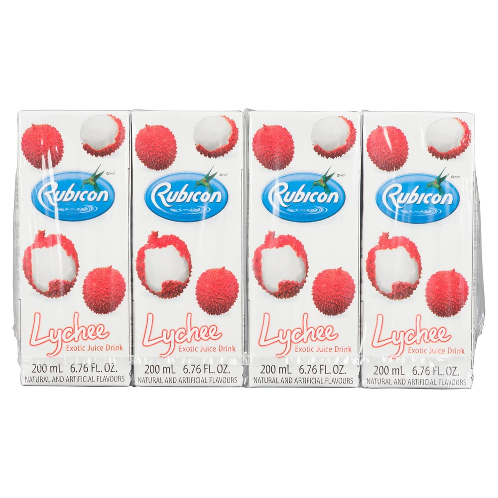 Jus Litchi Rubicon - 200ml Cree en utilasant les meillures Litchi.