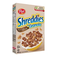 Post Shreddies Brown Sugar Flavour + Granola 395g