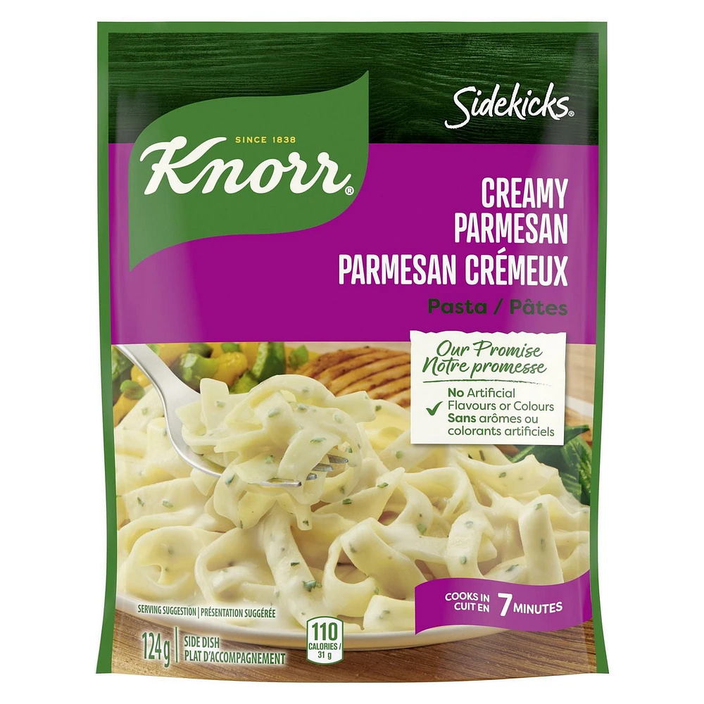 Knorr Sidekicks Creamy Parmesan Pasta Side Dish, 124 g Side Dish