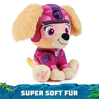 PAW Patrol Jungle Pups, Peluche Zuma de 20,3 cm, animal en peluche pour les garçons et les filles à partir de 3 ans