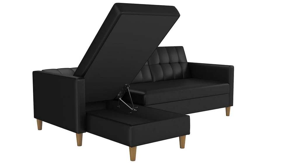 Hartford Storage Sectional Futon