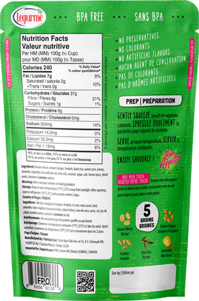 BOL À GRAINS DE JARDIN DE MIEL 150gm BOL À GRAINS DE JARDIN DE MIEL