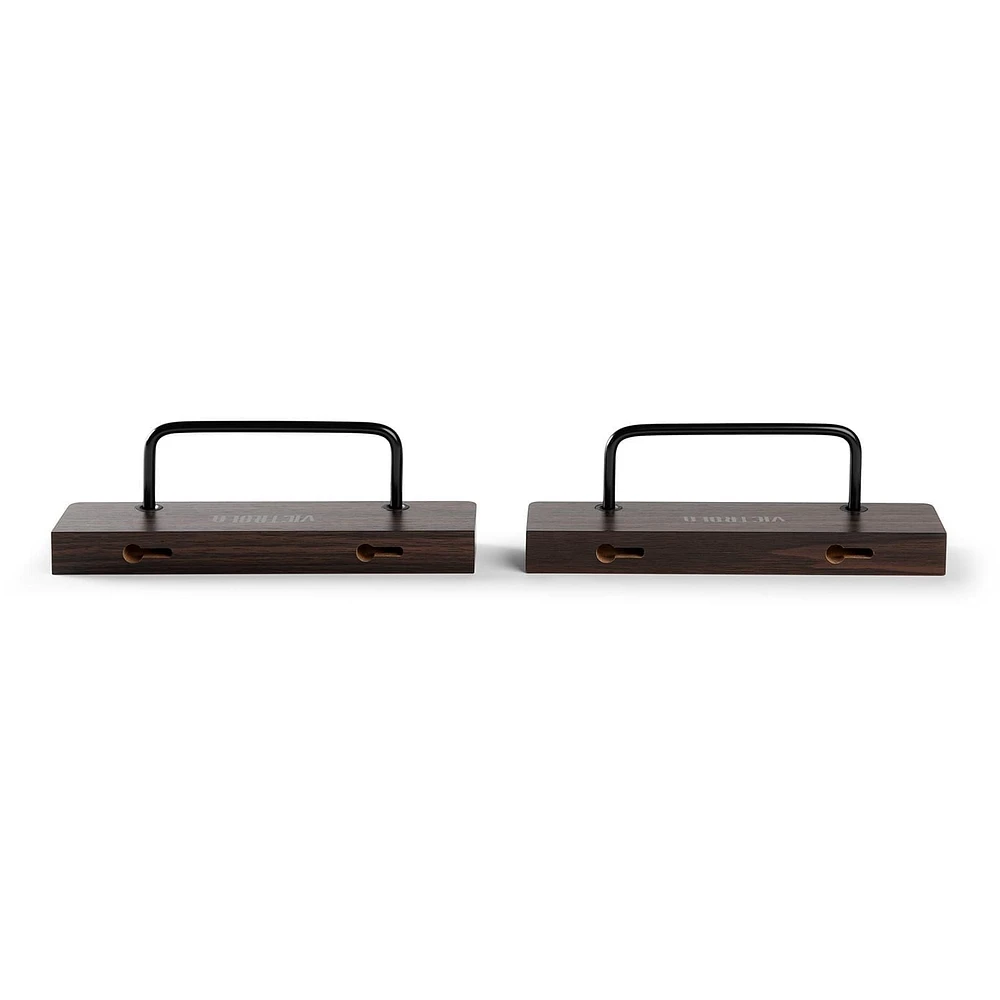 Victrola Vinyl Record Shelves - Pair - Espresso