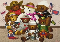 Buffalo Games Charles Wysocki Teddy Friends 300 Piece Jigsaw Puzzle